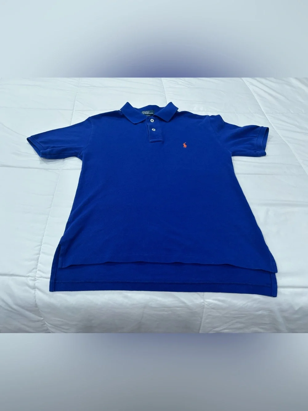 Ralph Lauren Polo Shirt Small (8/10) in Cobalt Blue